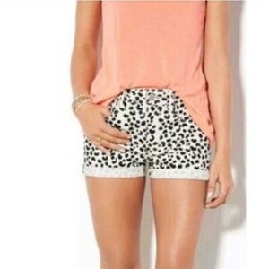 American Eagle Cheetah Print High Waisted Shorts